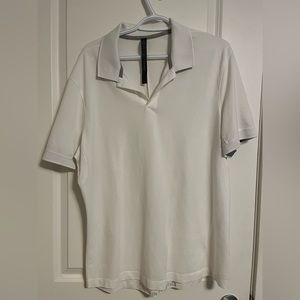 Men’s white polo shirt